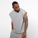 Load image into Gallery viewer, Beverlia 2020 New design Sleeveness fashion hip hop plain plus short sleeve T shirt brand men t-shirt no sleeve over size men tops tank top men cool sleeveless shirts tank tops for sleeveless t shirts cotton Men&#39;s hip hop fashion 2020 hip hop clothing brands hip hop style dress plain t shirts sleeveless tops for mens
