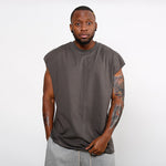 Load image into Gallery viewer, Beverlia 2020 New design Sleeveness fashion hip hop plain plus short sleeve T shirt brand men t-shirt no sleeve over size men tops tank top men cool sleeveless shirts tank tops for sleeveless t shirts cotton Men&#39;s hip hop fashion 2020 hip hop clothing brands hip hop style dress plain t shirts sleeveless tops for mens
