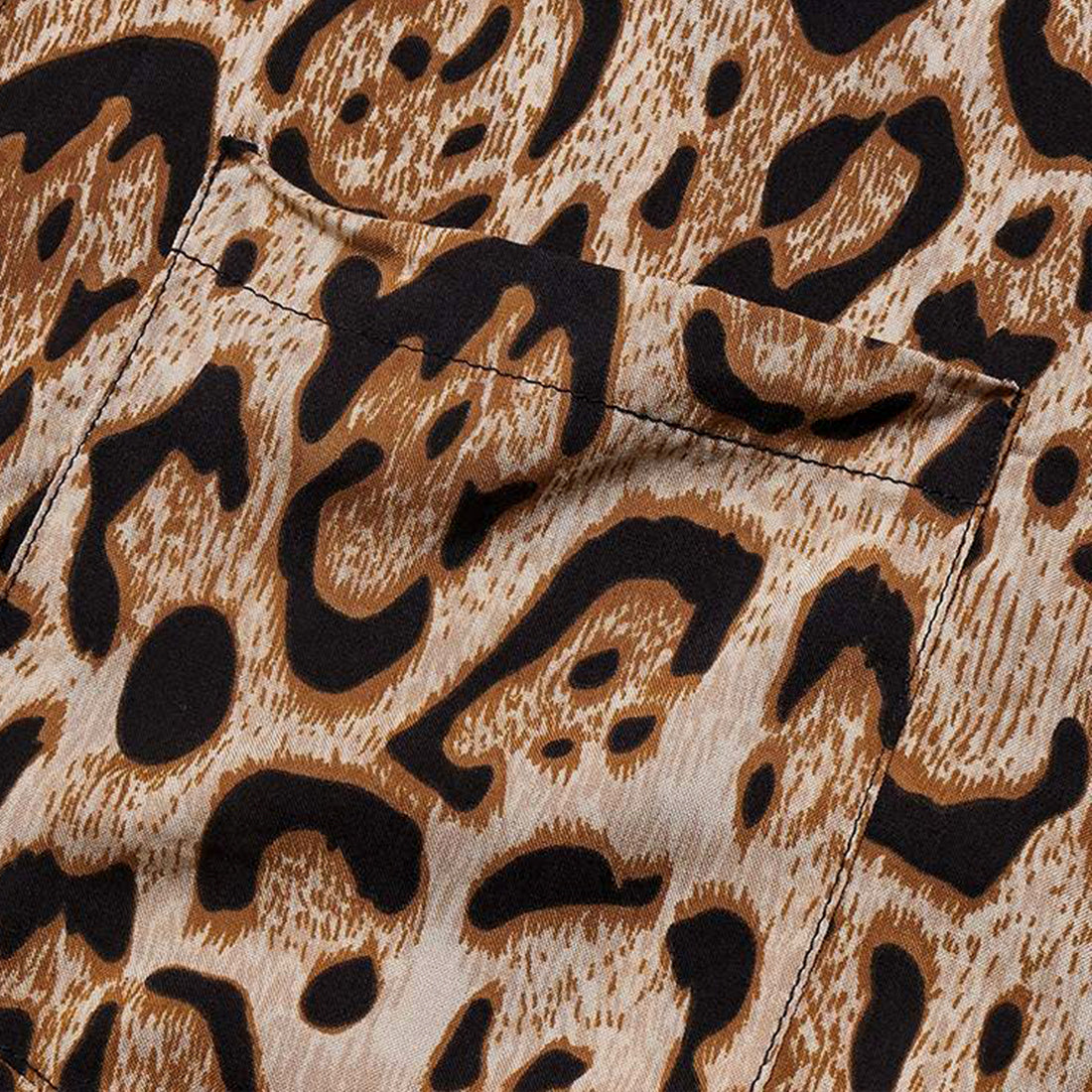 Beverlia 2020 Summer Leopard Print Men Shirt Breathable Short Sleeve Loose Button Blouse Streetwear Beach Hawaiian Shirts Men leopard shirt plus size dress leopard print clothes top shirt mens beach shirts style hawaiian shirts for men island shirts summer shirts beach clothes best mens t shirts brands designs for men.