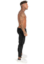 Load image into Gallery viewer, Beverlia Mens Clothing Mens Fashion | Men Chinos Trousers Skinny Super Stretch Chino Pants Slim Fit Mens Casual Pant Plaid Grey Elastic Waist London Fashion mens chino trousers original brand casual dress pants slim fit cargo pants mens fashion trends 2020 styles list latest fashion for men's usa trends london fashion
