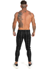 Load image into Gallery viewer, Beverlia Mens Clothing Mens Fashion | Men Chinos Trousers Skinny Super Stretch Chino Pants Slim Fit Mens Casual Pant Plaid Grey Elastic Waist London Fashion mens chino trousers original brand casual dress pants slim fit cargo pants mens fashion trends 2020 styles list latest fashion for men's usa trends london fashion
