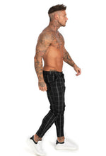 Load image into Gallery viewer, Beverlia Mens Clothing Mens Fashion | Men Chinos Trousers Skinny Super Stretch Chino Pants Slim Fit Mens Casual Pant Plaid Grey Elastic Waist London Fashion mens chino trousers original brand casual dress pants slim fit cargo pants mens fashion trends 2020 styles list latest fashion for men's usa trends london fashion
