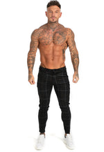 Load image into Gallery viewer, Beverlia Mens Clothing Mens Fashion | Men Chinos Trousers Skinny Super Stretch Chino Pants Slim Fit Mens Casual Pant Plaid Grey Elastic Waist London Fashion mens chino trousers original brand casual dress pants slim fit cargo pants mens fashion trends 2020 styles list latest fashion for men&#39;s usa trends london fashion
